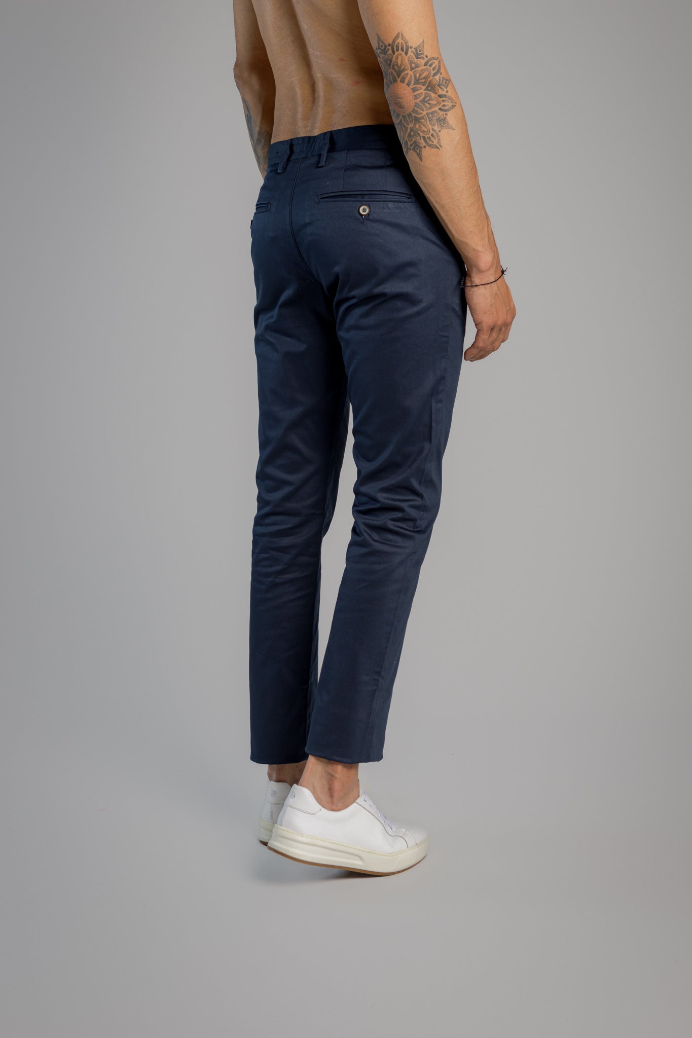 Calça Alfaiataria Slim Roma Azul Marinho