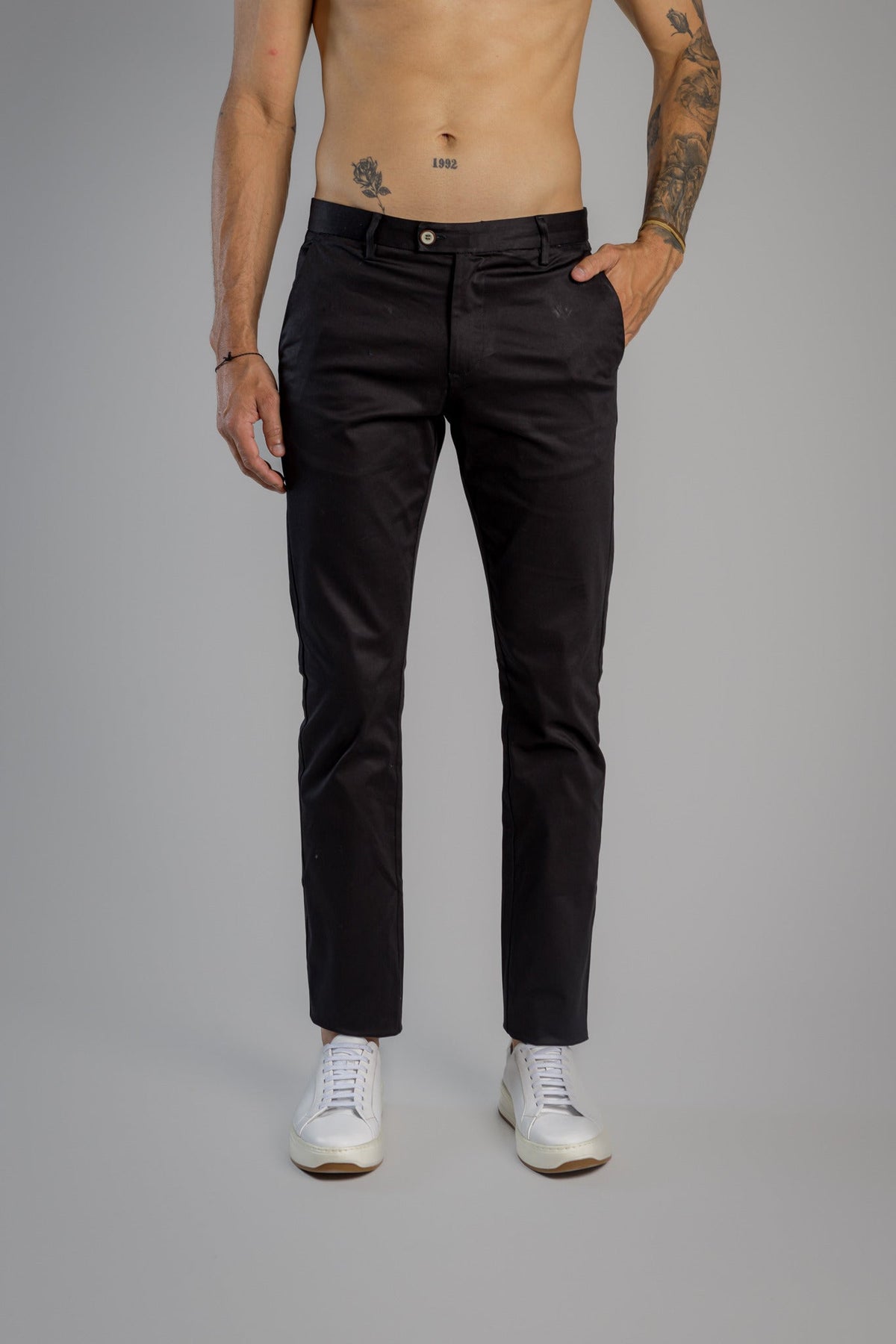 Calça Alfaiataria Slim Roma Preta