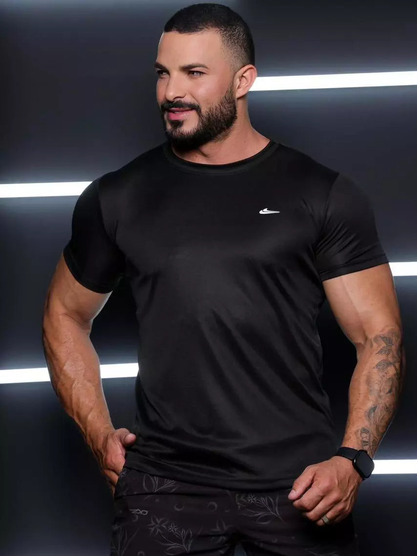 Kit 5 Camisetas Dry Fit Masculina Fitness Esportiva Para Treino e Academia + Relogio de brinde.(Oferta Relâmpago ⚡️)