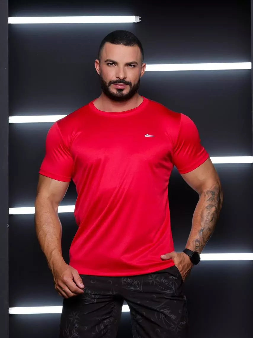 Kit 5 Camisetas Dry Fit Masculina Fitness Esportiva Para Treino e Academia + Relogio de brinde.(Oferta Relâmpago ⚡️)