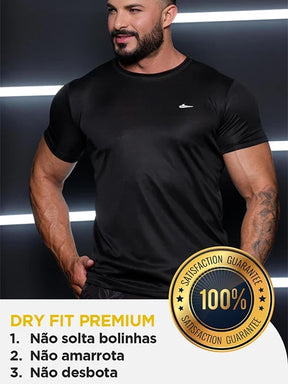 Kit 5 Camisetas Dry Fit Masculina Fitness Esportiva Para Treino e Academia + Relogio de brinde.(Oferta Relâmpago ⚡️)